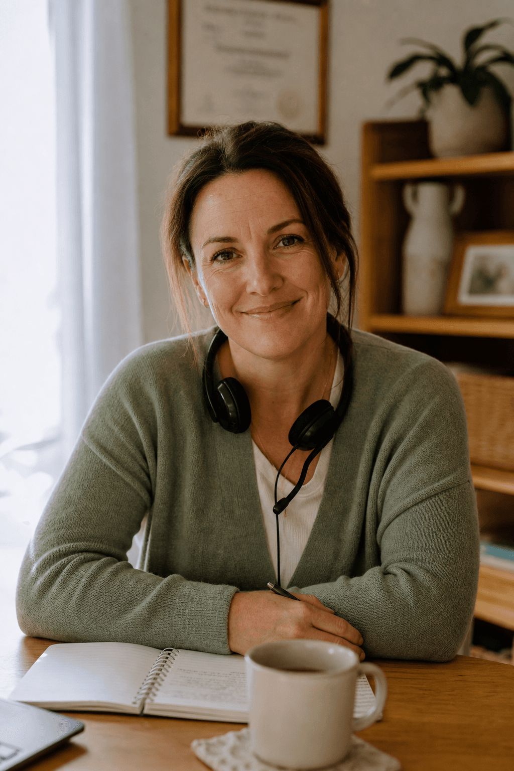 A Navigate Care navigator supporting patients by phone from her desk